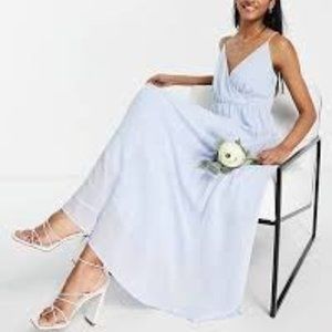ASOS Light Blue Bridesmaid Dress-- Never Worn, Size 4